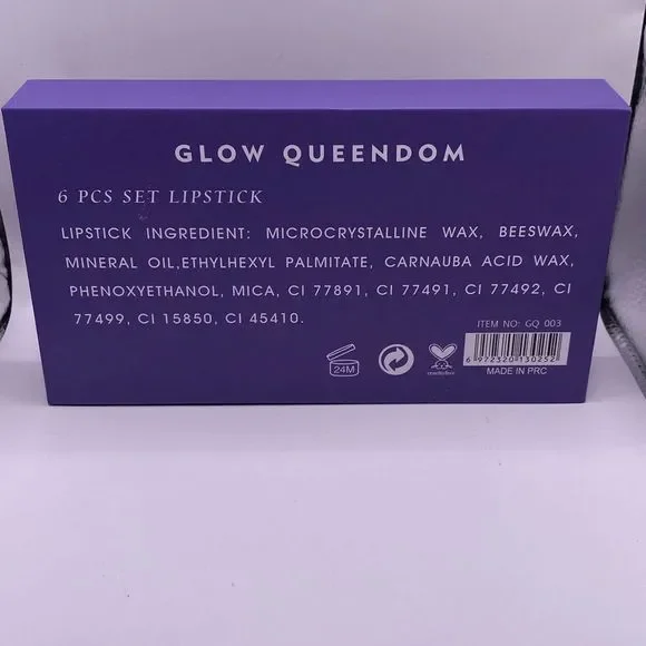 💜 Selena 6 Piece Matte Lipstick Set Collection - Picture 7 of 7